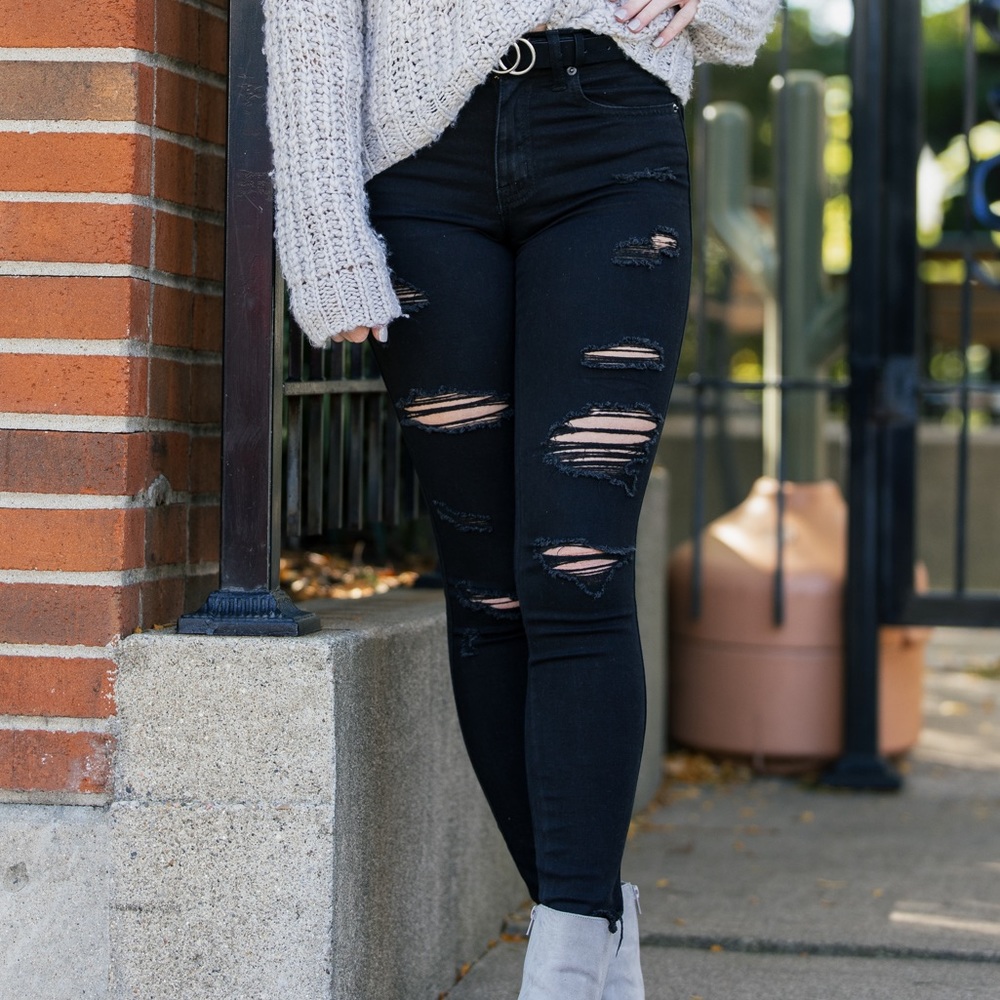 Aeropostale High Waisted Ankle Jegging Size 0 - Picture 1 of 6